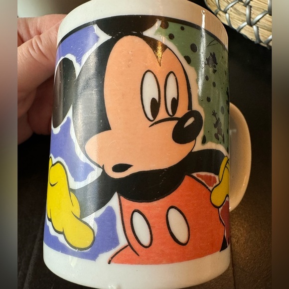 VINTAGE Disney Mickey Mouse Mug - Classic Comic-Style Design - Picture 7 of 10